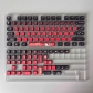 Mahjong / CS GO / EVA / GUMDAM 104+18 Clear PC+PBT Dye-subbed Pudding Jelly Keycaps Set MDA Profile Mechanical Keyboard